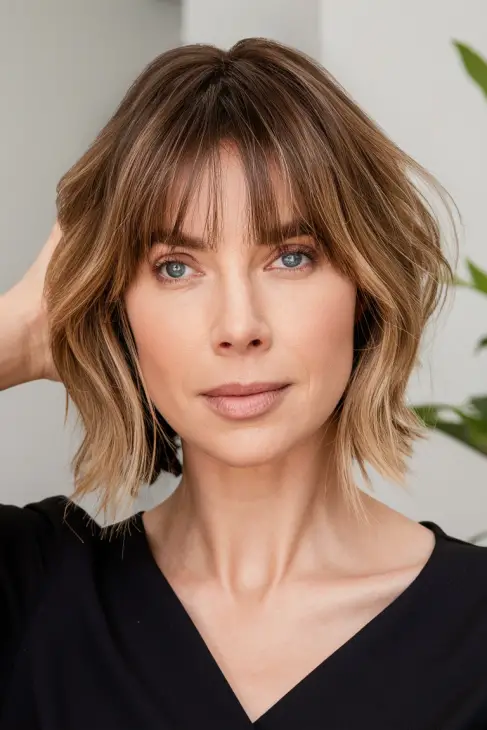 20 Stunning French Bob with Bangs Ideas for Every Face Shape and Hair Type