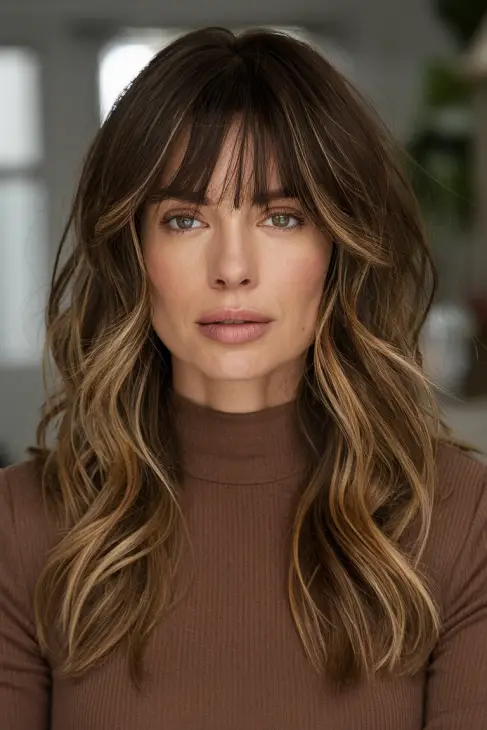 20 Gorgeous Face Framing Layers Long Hair Ideas: Bangs, Blowouts