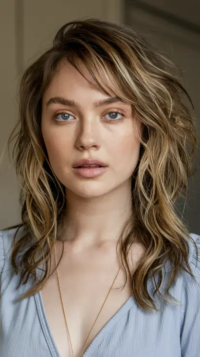 20 Stunning Ideas for Mid-Length Hair with Layers: Bangs, Wavy, Blonde