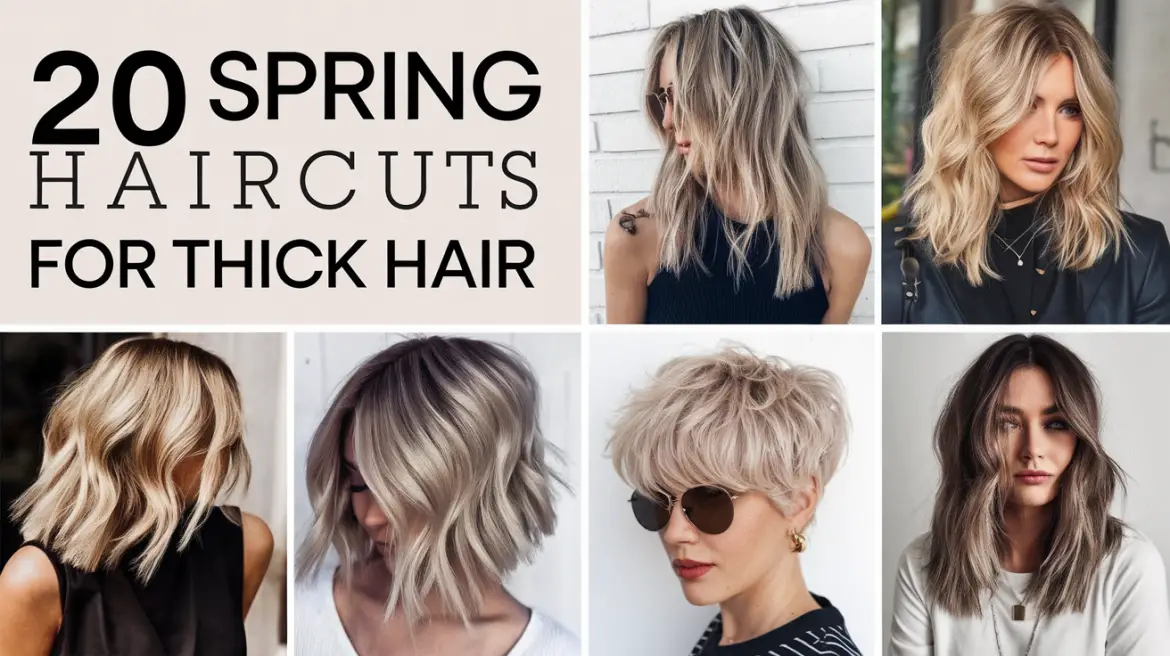 The Best Spring Haircuts for Thick Hair: A 2025 Style Guide