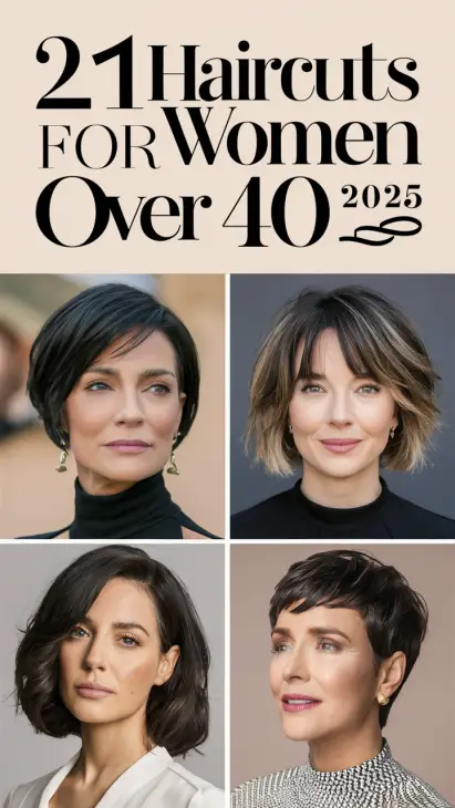 21 Best Haircuts for Women Over 40 in 2025: Stylish and Trendy Looks for Every Hair Type