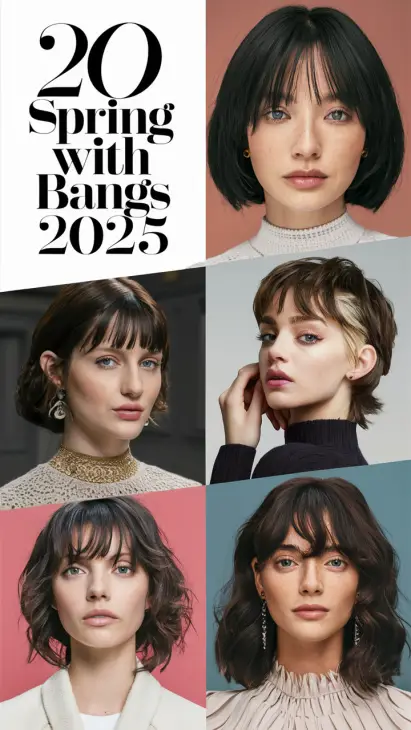 Spring Haircuts with Bangs 2025: Fresh and Trendy Ideas