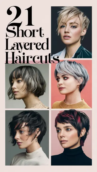 20 Stunning Short Layered Haircut Ideas for Every Hair Type and Style