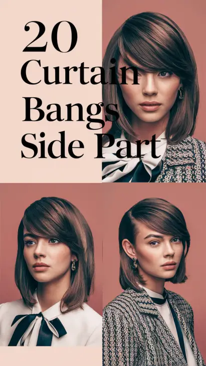 20 Stunning Curtain Bangs Side Part Ideas for Every Hair Type and Style