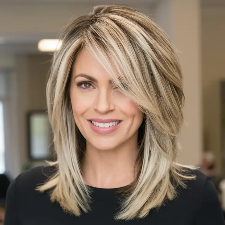 21 Trendy Haircuts for Medium Hair: Layers, Bangs, and Face-Framing