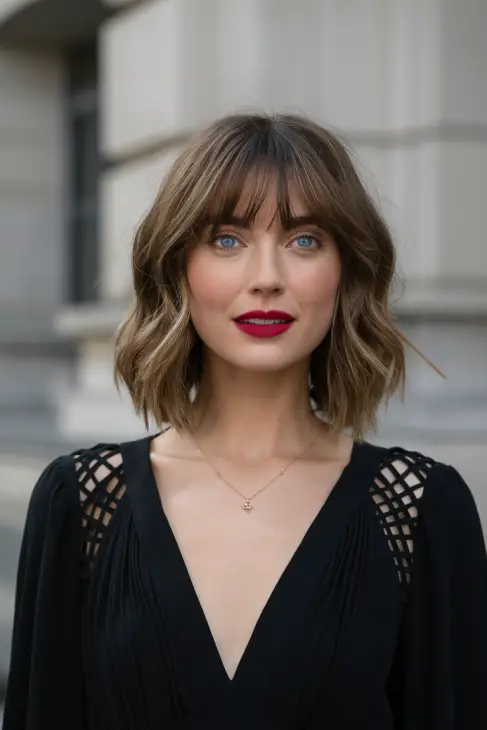 20 Stunning French Bob with Bangs Ideas for Every Face Shape and Hair Type