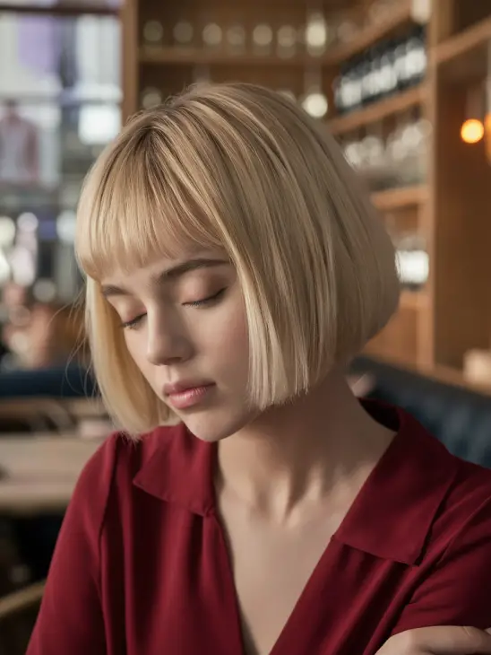 20 Stunning French Bob with Bangs Ideas for Every Face Shape and Hair Type