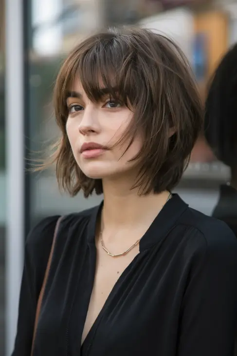 20 Stunning French Bob with Bangs Ideas for Every Face Shape and Hair Type