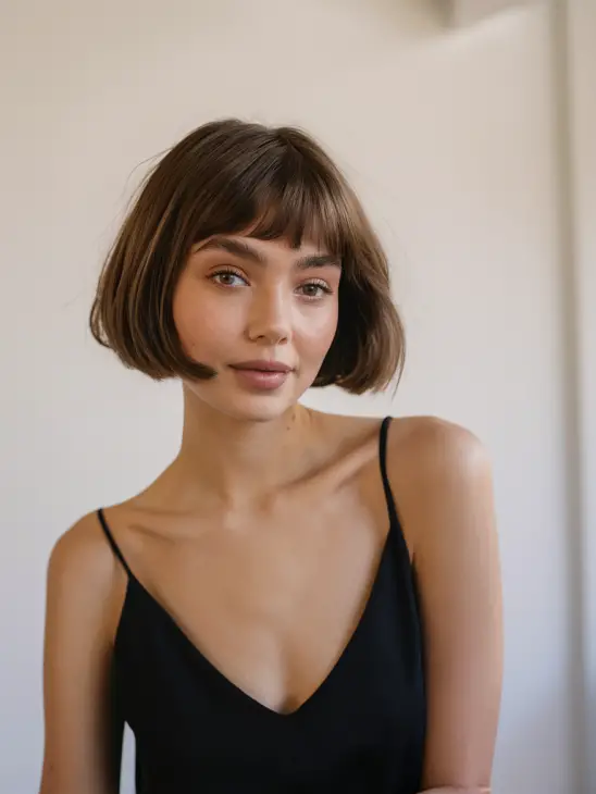 20 Stunning French Bob with Bangs Ideas for Every Face Shape and Hair Type