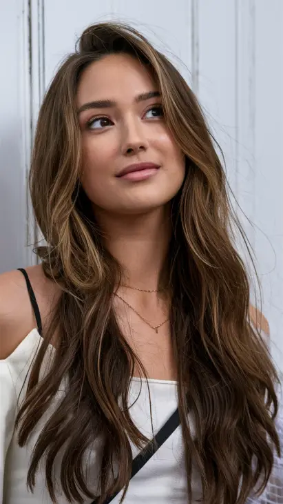 20 Gorgeous Face Framing Layers Long Hair Ideas: Bangs, Blowouts