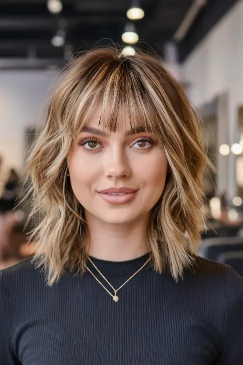 Curtain Bangs for Medium Hair: Stylish Inspiration for Every Look