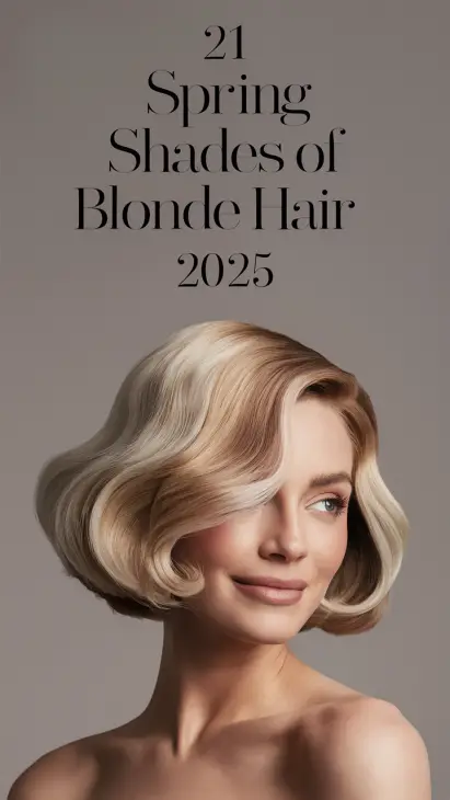 New Shades of Blonde Hair - Spring Hair Color Trends 2025