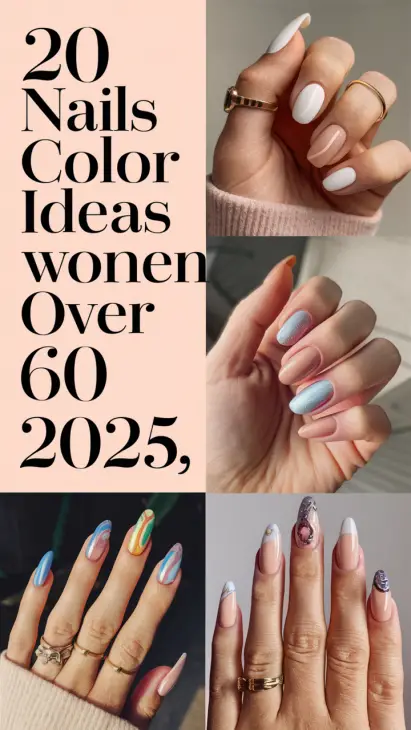 20 Trendy Nail Color Ideas for Women Over 60 – 2025