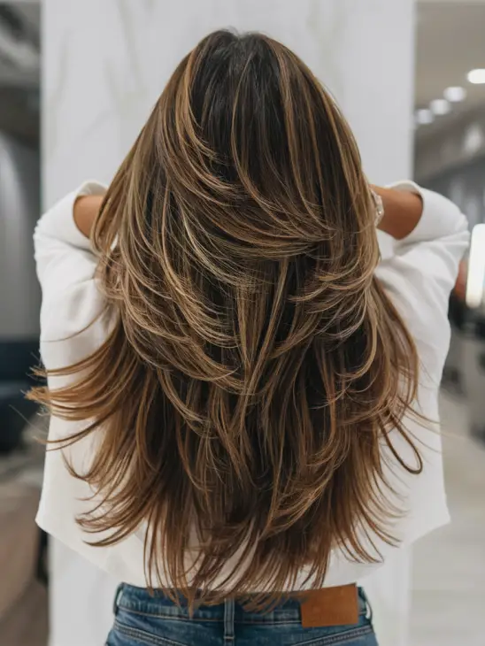 20 Stylish Long Layered Hair Ideas: Face-Framing, Bangs, and More