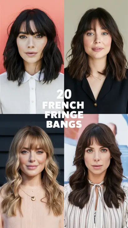 The Elegance of French Fringe Bangs: Timeless Inspiration for Every Hair Type