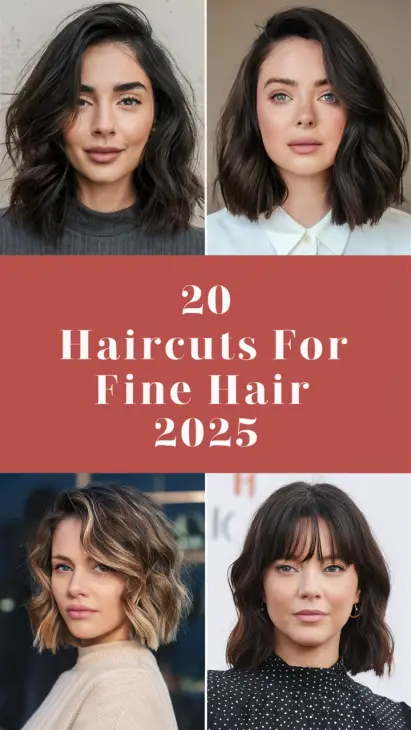 20 Stunning Haircuts for Fine Hair in 2025: Low-Maintenance, Stylish, and Versatile Ideas