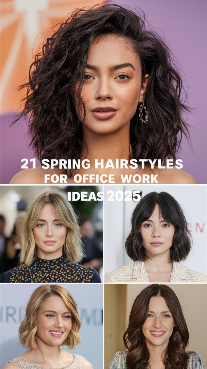 21 Spring Hairstyles for Office Work 2025: Elegant, Simple, and Professional