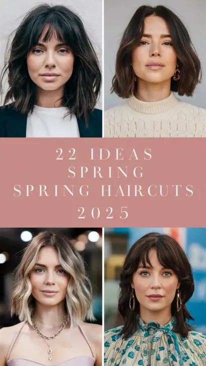 22 Fresh Spring Haircuts 2025: Stylish Ideas for Short, Medium, and Long Hair