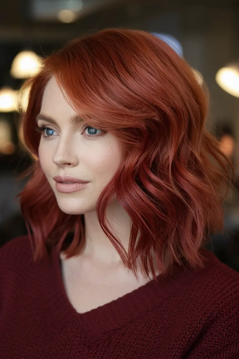 21 Stunning Spring Red Hair Color Ideas for Brunettes with Highlights and Balayage Trends