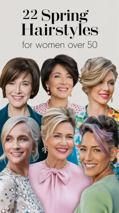 22 Spring Hairstyles for Women Over 50: Modern, Easy, Short, Layered, and Wedding-Ready