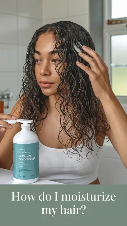 How do I moisturize my hair?