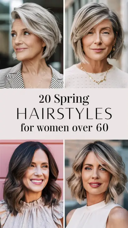 20 Stylish Spring Hairstyles for Women Over 60: Chic Ideas for Every Hair Typе