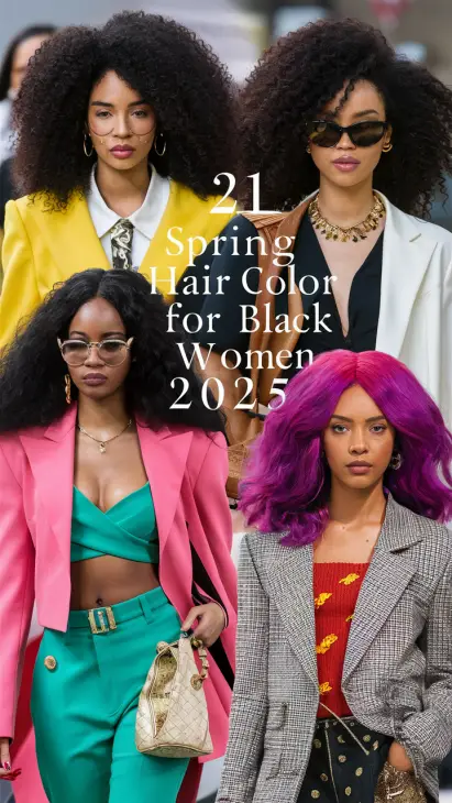 21 Stunning Spring Hair Color Ideas for Black Women: Trends, Natural Shades, and Bold Looks