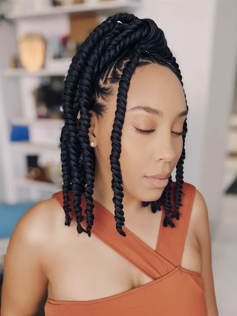 20 Trendy Spring Twists Hairstyles Ideas for Natural Hair: Short, Medium, and Long Styles 2025