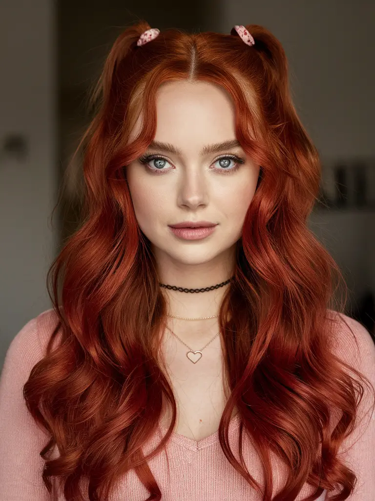 21 Stunning Spring Red Hair Color Ideas for Brunettes with Highlights and Balayage Trends