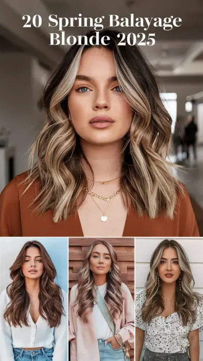 Top 20 Spring Balayage Blonde Ideas for 2025: Trends for Every Hair Type and Length