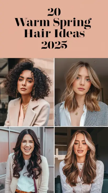 The Best Warm Spring Hair Color Ideas for 2025