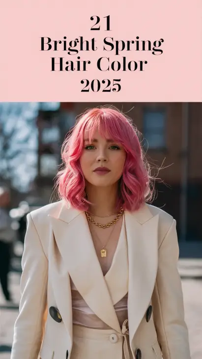 21 Bright Spring Hair Color Ideas for 2025: Bold, Elegant & Trending Palettes