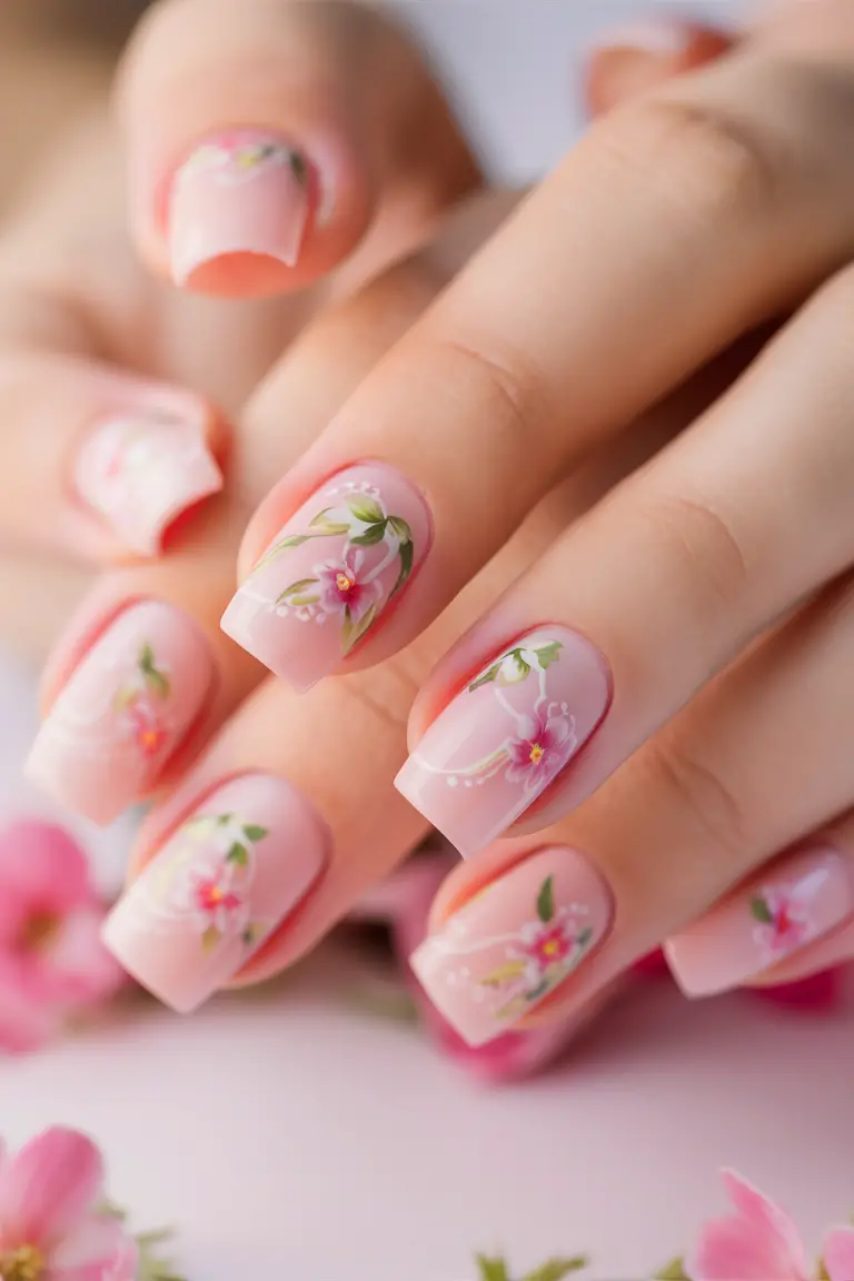 Spring Floral Nails Ideas 2025: The Most Beautiful Designs to Try This Season