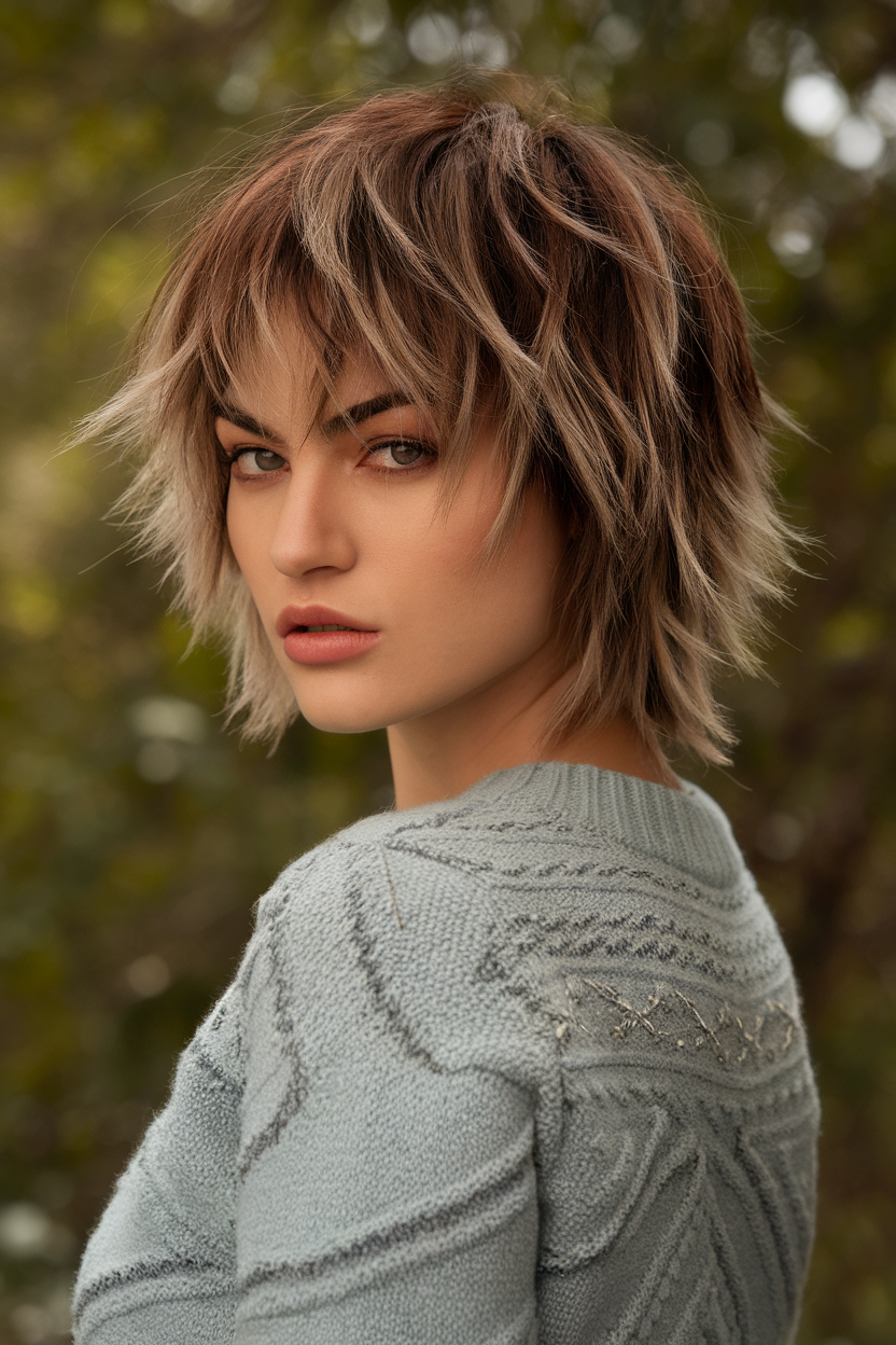 Short Shag Haircuts Ideas for Women