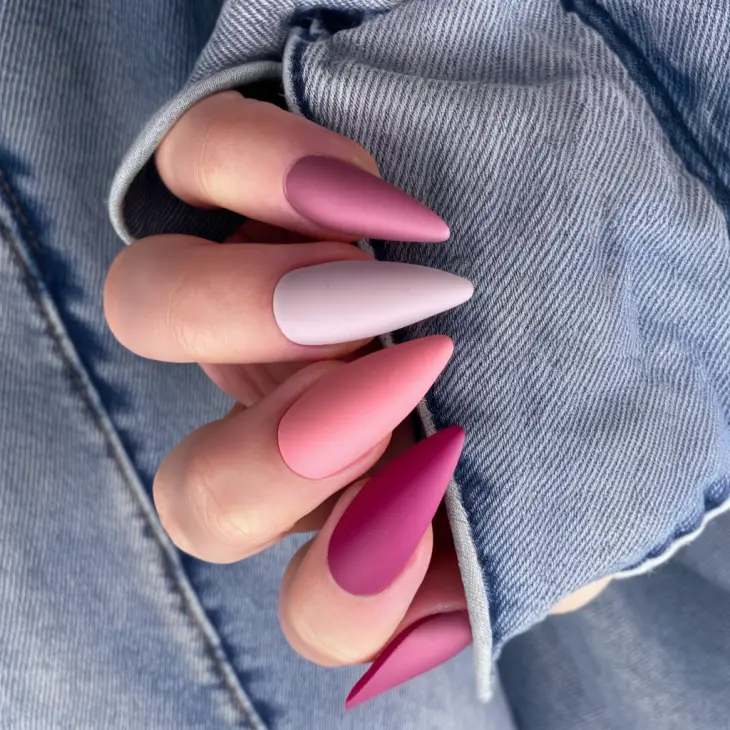 Spring Nails One Solid Color Ideas 2025