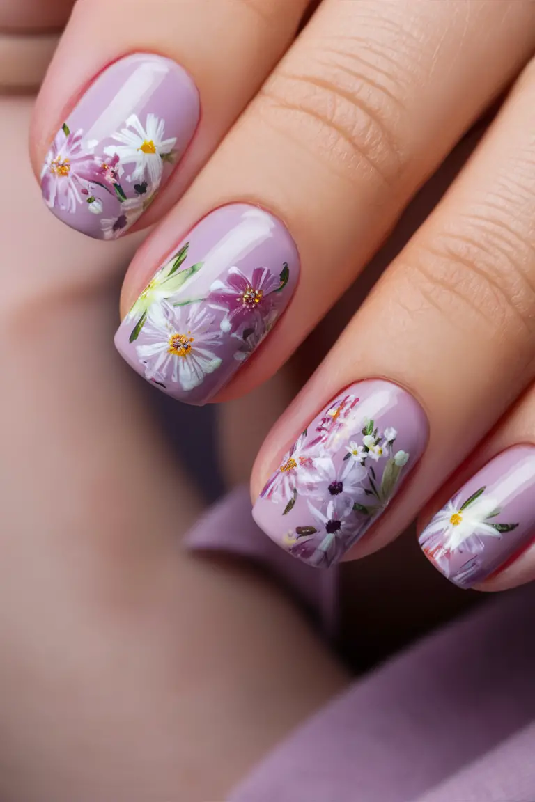 Spring Floral Nails Ideas 2025: The Most Beautiful Designs to Try This Season