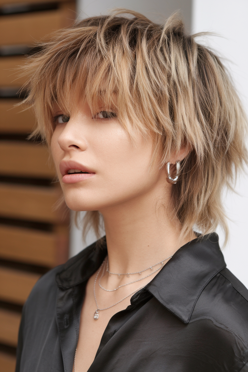 Short Shag Haircuts Ideas for Women