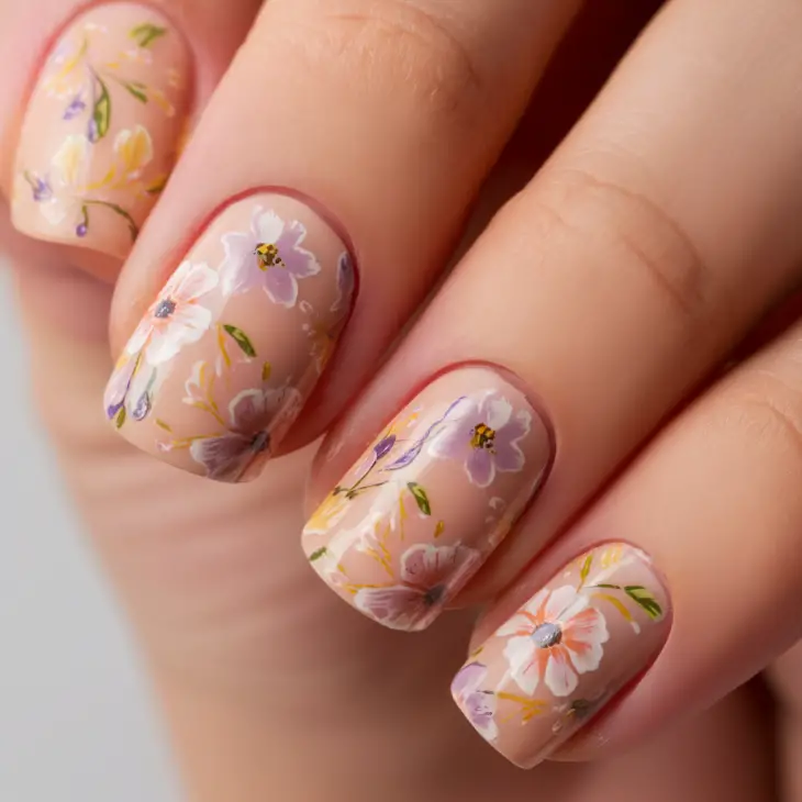 Spring Floral Nails Ideas 2025: The Most Beautiful Designs to Try This Season