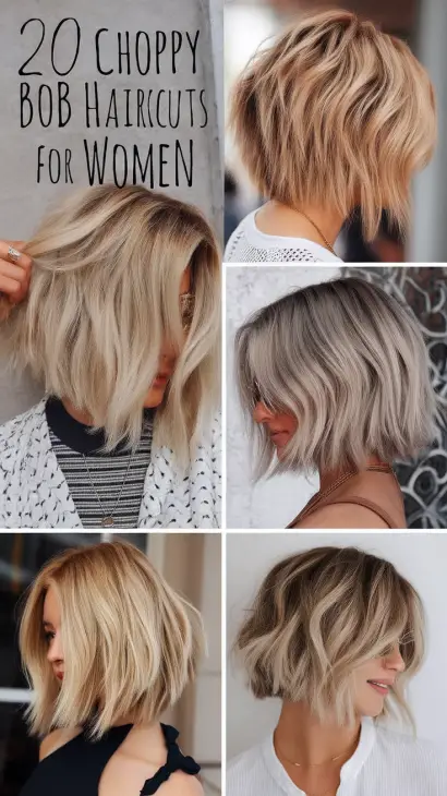 The Ultimate Guide to Choppy Bob Haircuts for Women: Styles for Every Personality