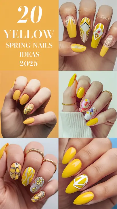 Yellow Spring Nails Ideas 2025: Trendy & Fresh Designs for the Season