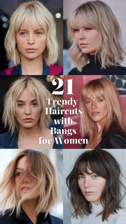 Trendy Haircuts with Bangs for Women: The Ultimate 2025 Style Guide