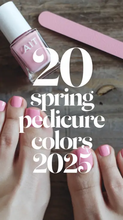 20 Stunning Spring Toe Nail Colors for 2025: Pedicure Trends for Every Skin Tone