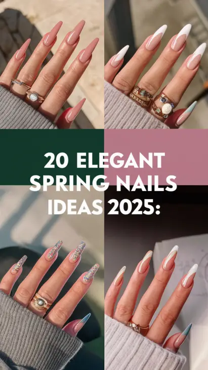 Elegant Spring Nails Ideas 2025: Trendy and Classy Designs