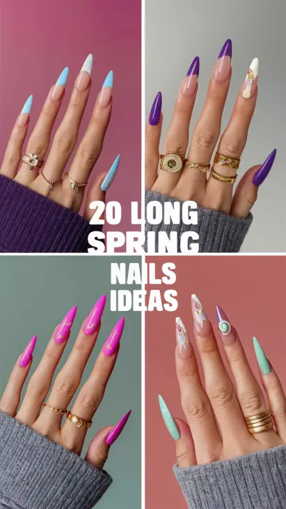 Best Long Spring Nails Ideas 2025 – Trendy and Elegant Designs to Try