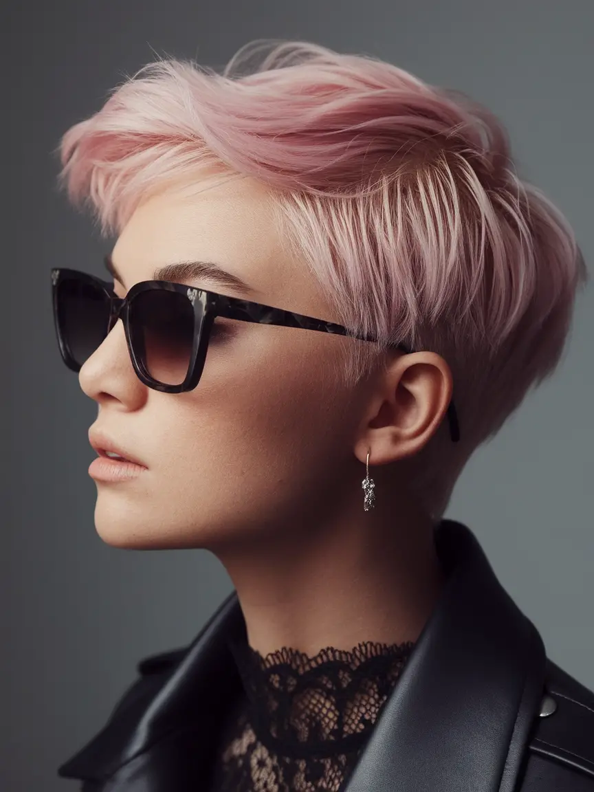 The Bold Elegance of a Buzz Cut for Women