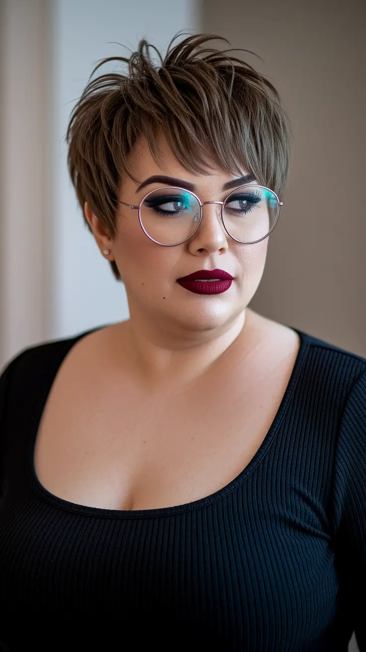 Flattering Short Haircuts for Plus Size Women: Stylish and Confident Looks