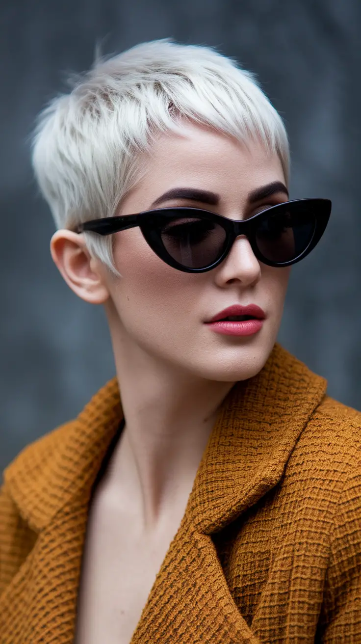 The Bold Elegance of a Buzz Cut for Women