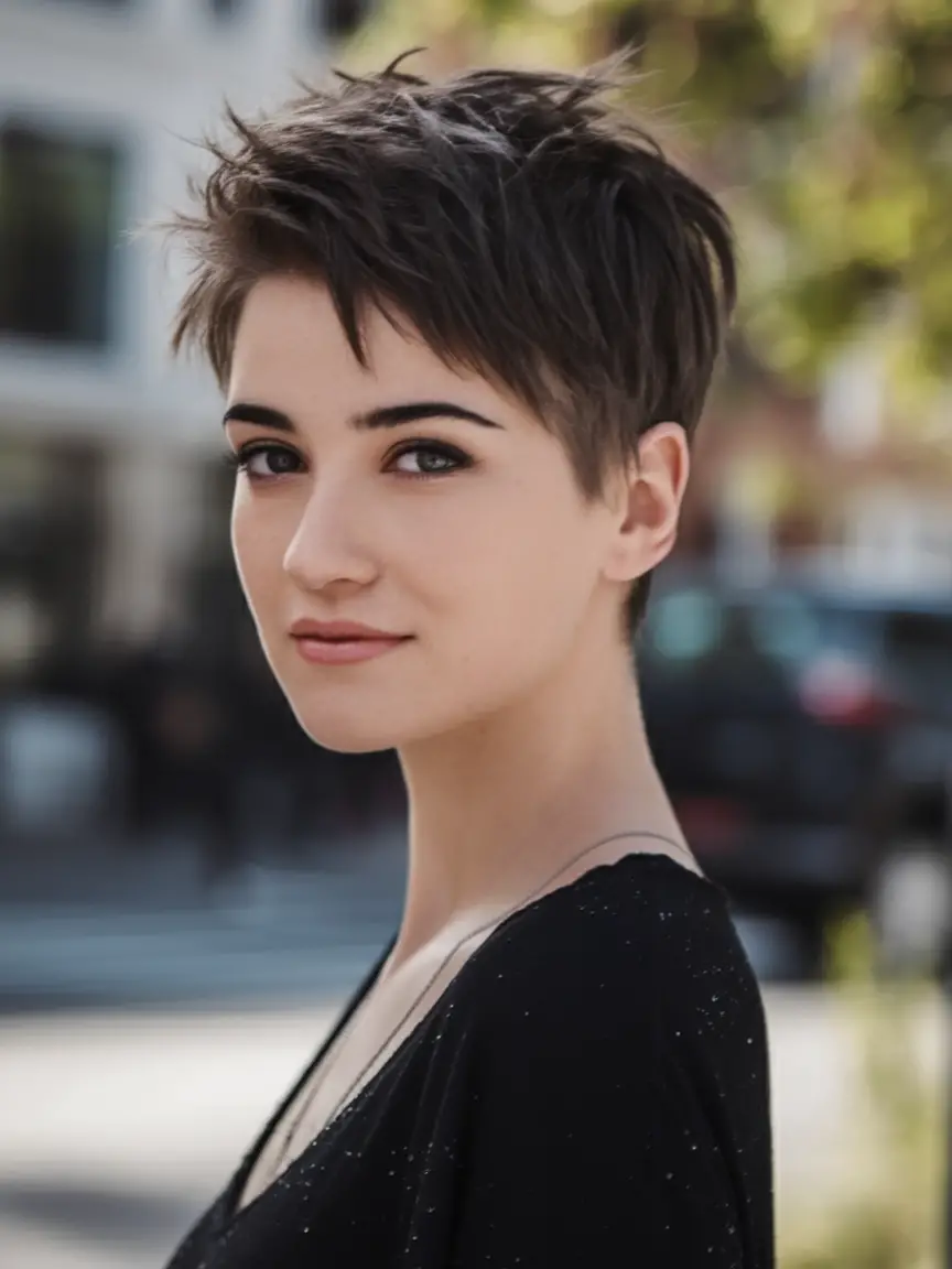 The Bold Elegance of a Buzz Cut for Women