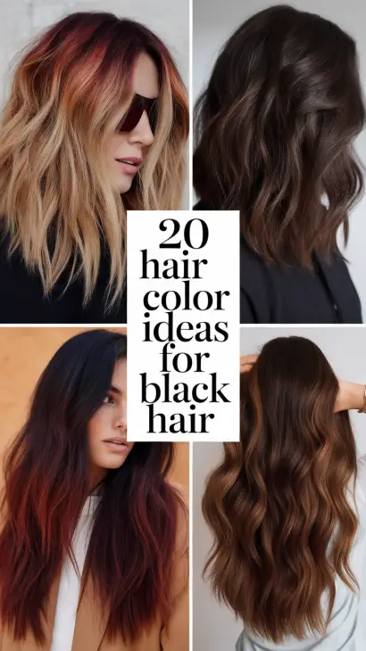 Hair Color Ideas for Black Hair: Stunning Transformations to Try