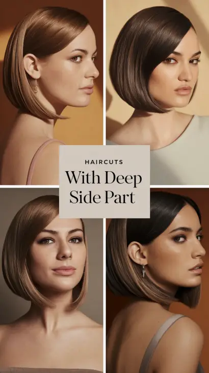 Haircuts with Deep Side Part: The Ultimate Style Statement